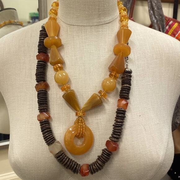 Vintage lovely chunky necklace set - Picture 1 of 9